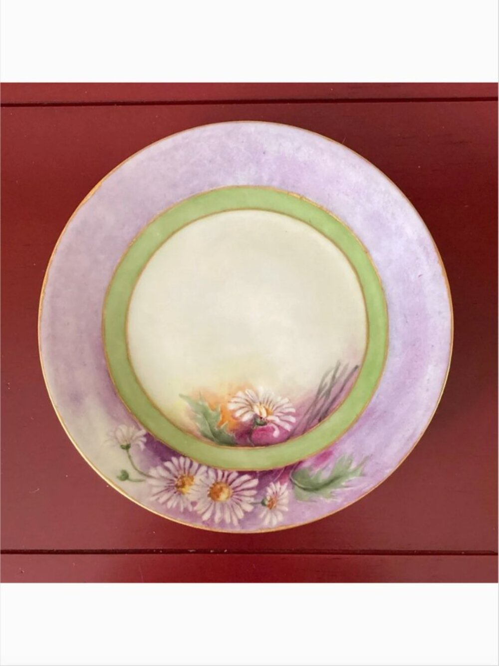 Vintage D & C - France - Hand Painted Plate - Signed